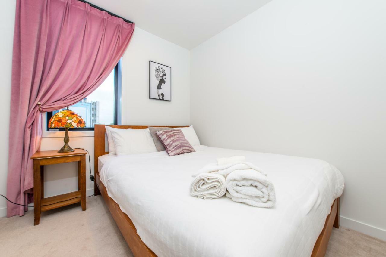 【Jht】Brand New, 2 Brm,Stylish,Opposite To Skytower Appartement Auckland Buitenkant foto